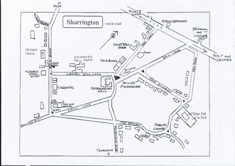 Sharrington Village Map